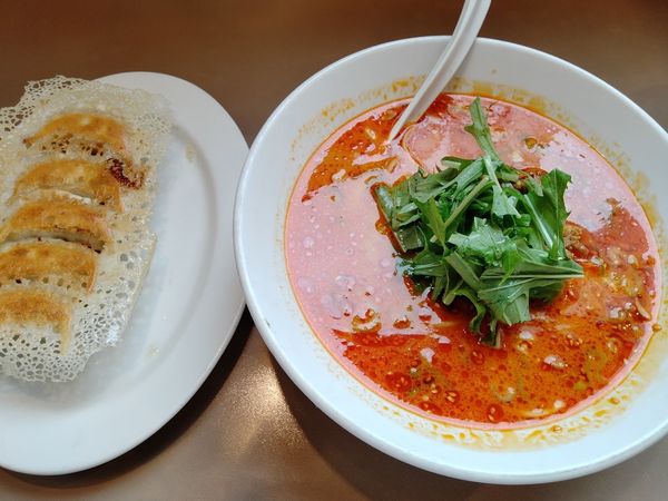 「担々麺＋餃子ランチ」@東京餃子軒 船橋店の写真