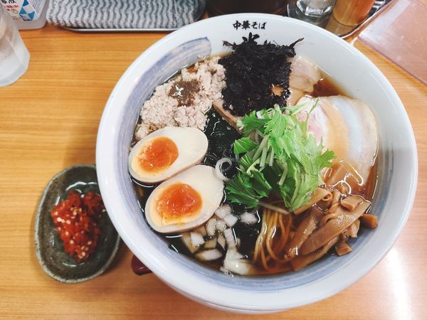 「カマス出汁醤油ラーメン」@中華そば 半ざわの写真