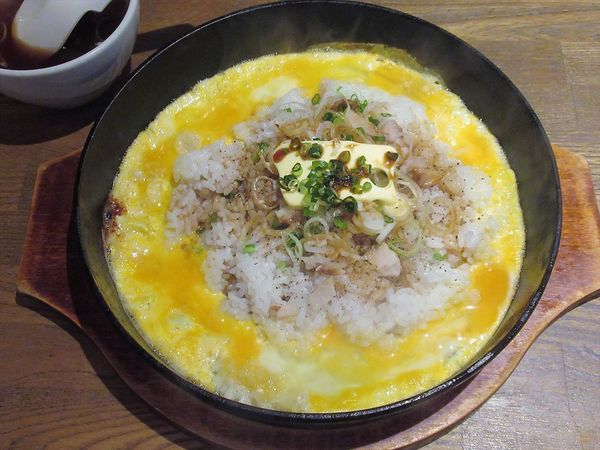 「鉄板イタメシ（ニンニクバター味）（620円）」@らあめん花月嵐 立川北口店の写真