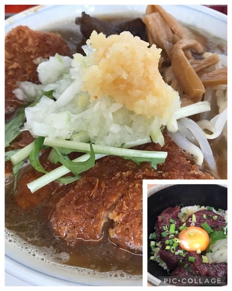 「背ガラとんこつ　カツに吸わせて③」@MENYA 食い味の道有楽の写真