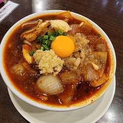 ウマ辛生卵乗せスタミナ濃厚中華そば