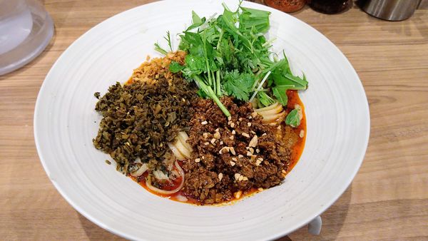 「【限定】冷やし汁なし担々麺(追い飯付き)」@麺処 ほん田 秋葉原本店の写真