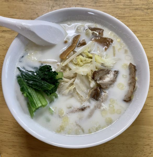「牛乳ラーメン￥650」@モリイの写真