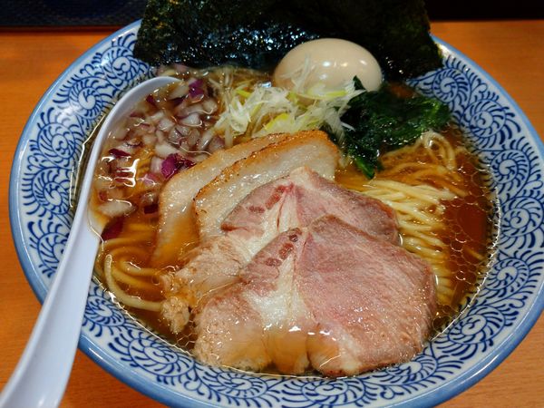 「特製蛤と鰹中華そば（990円）」@中華そば 円月の写真