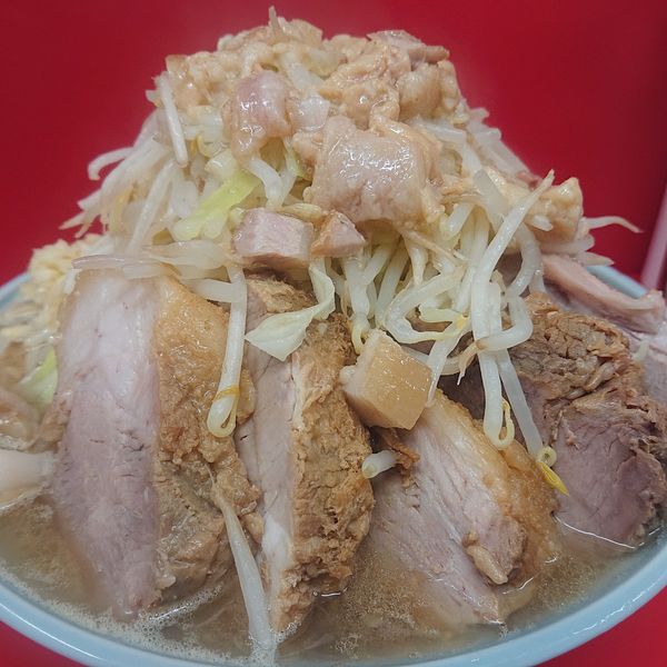 「大豚1000円(ヤサイニンニクアブラ)」@ラーメン二郎 一橋学園店の写真