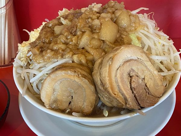 「極太麺ラーメン」@ボディブローの写真