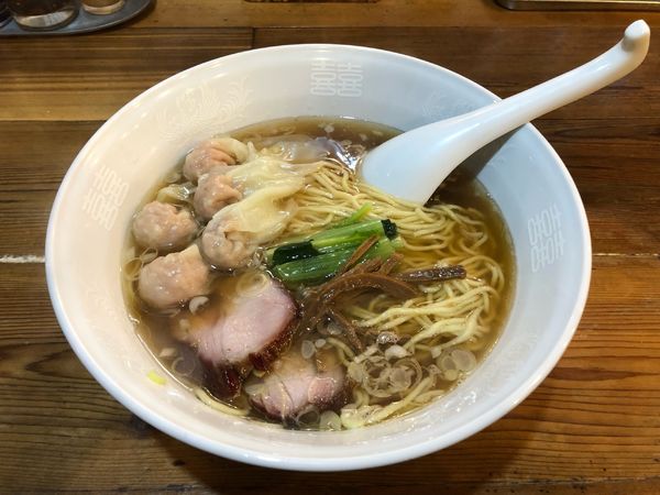 「ワンタンめん」@らーめん穀雨の写真