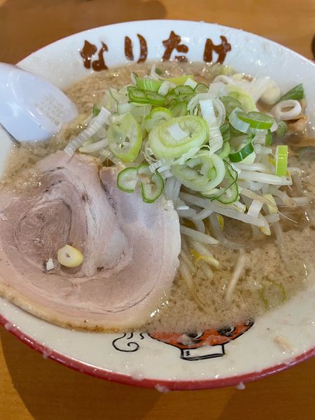 「醤油ラーメン」@こってりらーめん なりたけ 幕張店の写真