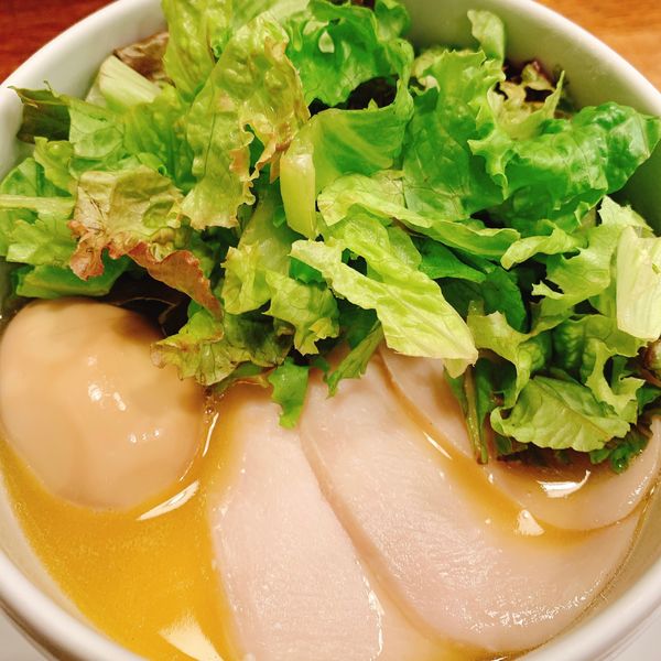 「塩鶏白湯ラーメン」@麺屋時茂の写真