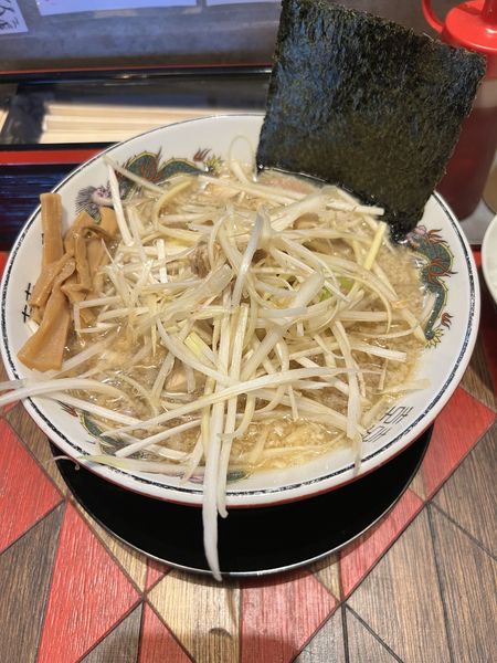 「9月限定　ラーショネギ」@オールドラーメンショップ 逆流の写真