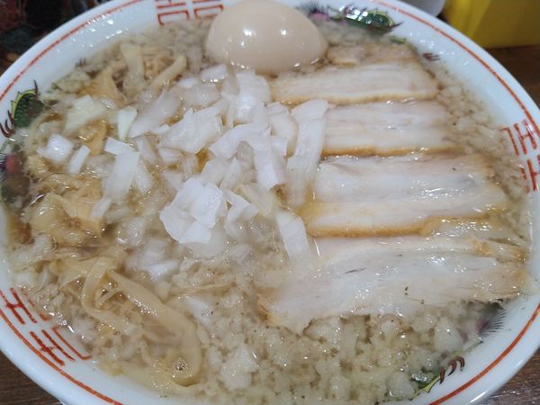 「背脂醤油味玉」@新潟発祥 なおじ 御茶ノ水店の写真