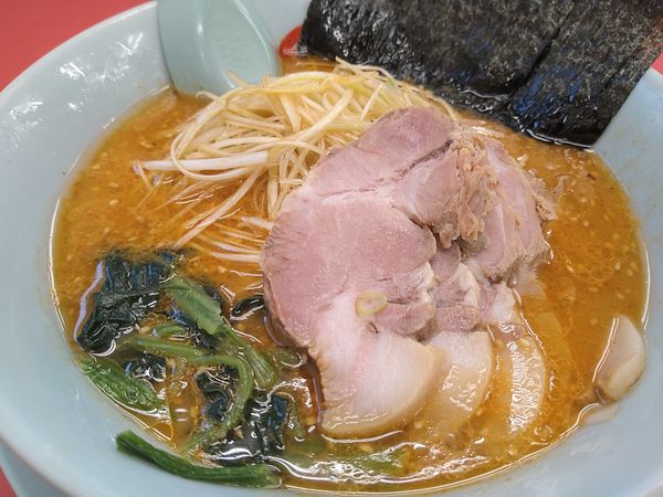 「特製味噌ネギチャーシュー麺」@ラーメン山岡家 千葉鎌ヶ谷店の写真