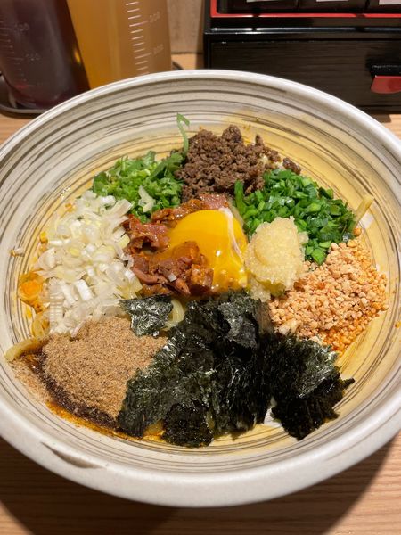 「まぜひつじ」@自家製麺 MENSHO TOKYOの写真