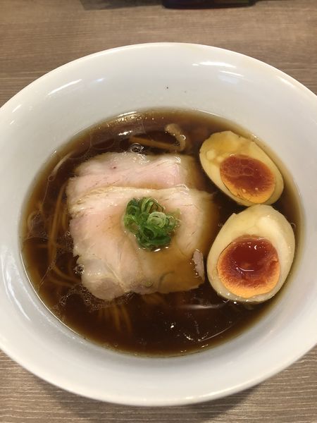 「醤油そば900円➕味玉150円」@中華そば 和渦 TOKYOの写真