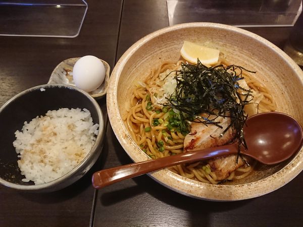 「まぜそばＪ中盛￥８５０」@麺通 伊武記の写真