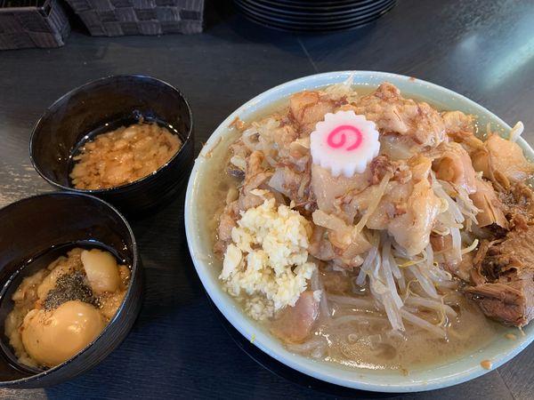 「豚増しラーメン＋あぶら＋味玉」@自家製麺 No11の写真