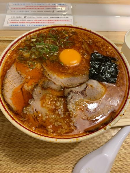 「特製赤辛中華そば」@バラそば屋 梅田店の写真