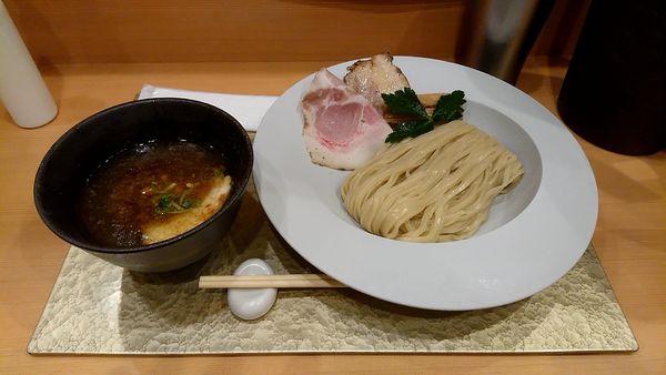 「黄金貝つけめん」@なにわ麺次郎の写真