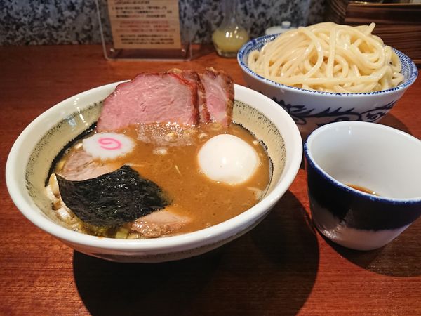 「チャーシューつけソバ＋味つけ玉子」@つけソバ いしいの写真