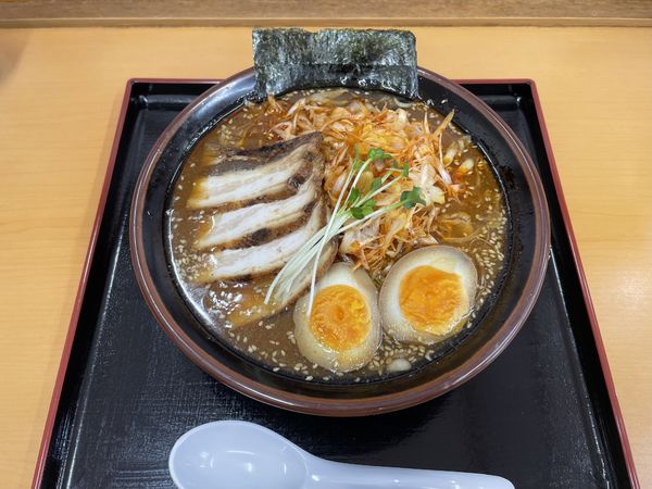 「赤ネギ熟成味噌ラーメン」@トクちゃんラーメン 須賀川店の写真
