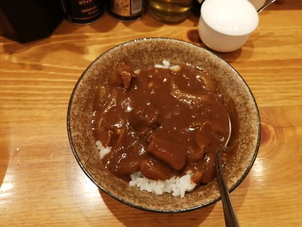 「ミニ牛タンカレー　　300円」@中華そば専門店 八王子らーめん よしだの写真