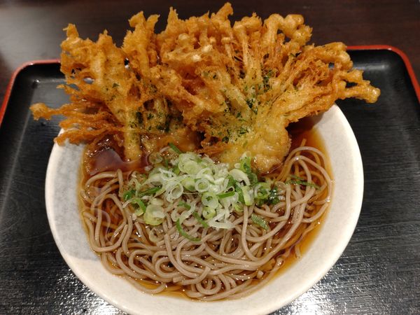 「【期間限定】めっちゃえのき（そば）　４９０円」@めとろ庵 大手町店の写真