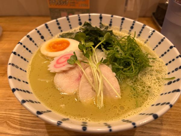 「貝出汁潮らーめん」@ら〜めん香月 池尻大橋店の写真