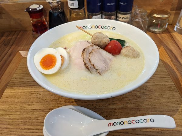 「特製鶏白湯らーめん」@もののこころ 東松戸店の写真