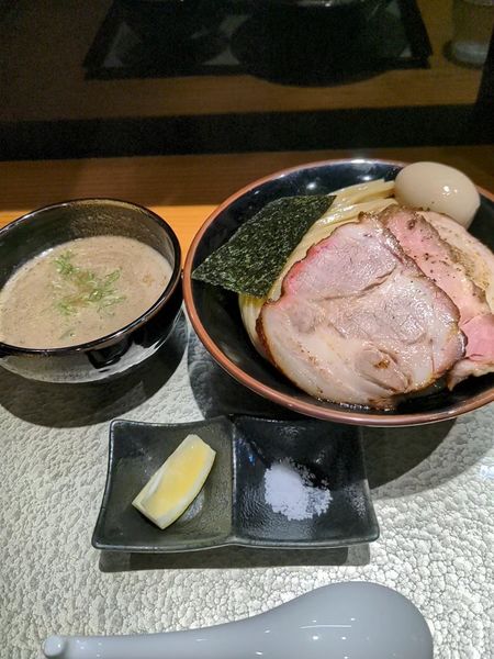 「チャーシューつけ蕎麦 並＋味玉」@中華蕎麦 ひら井の写真