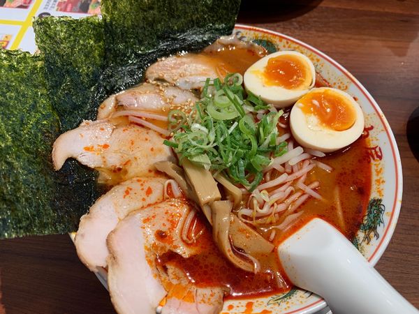「辛みそラーメン全部のせ」@ラーメン魁力屋 取手店の写真