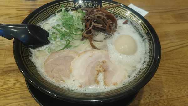 「豚骨味玉ラーメン　アブラ増し」@博多鉄八 元町店の写真