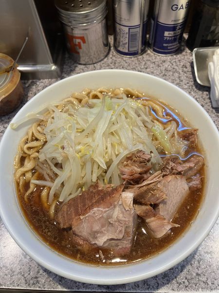 「ラーメン　並盛」@ラーメン宮郎の写真