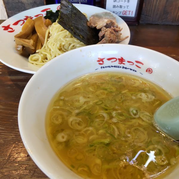 「つけ麺（￥850）＋メンマ（￥100）」@さつまっこ 平和島店の写真