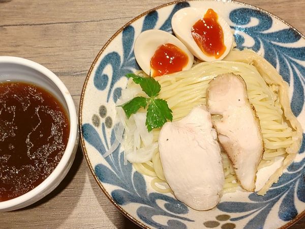 「出汁卵つけ蕎麦」@東京浅草 つけ蕎麦 井草の写真