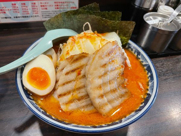 「特製からとん　5辛」@麺屋 武士道 本店の写真