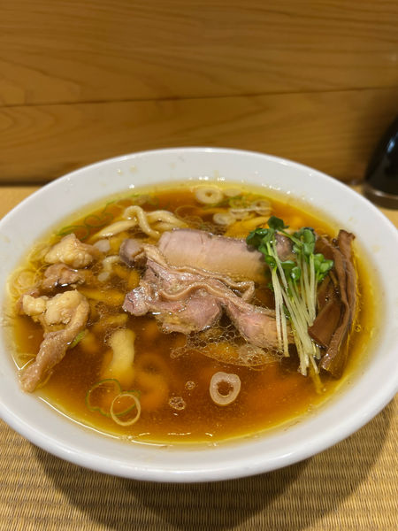 「親鳥極太麺860円　大盛150円」@手打 親鶏中華そば 綾川の写真