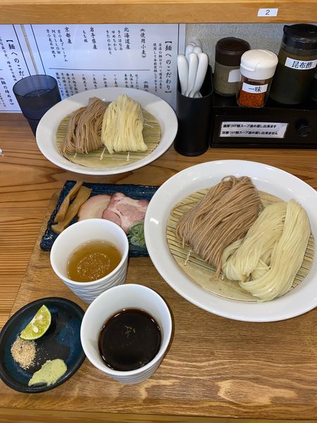 「京小麦の合盛りざる中華追いざる¥1,500円(期間限定)」@麺道 ひとひらの写真