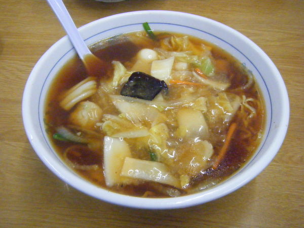 「五目あんかけラーメン（麺少なめ）」@福しん 新宿小滝橋店の写真