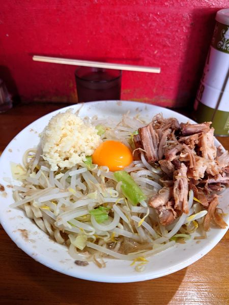 「油そば　ニンニク」@ラーメン髭の写真