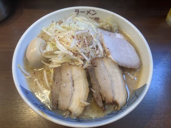 「みなもと豚そば(味噌)」@ラーメン みなもと屋の写真