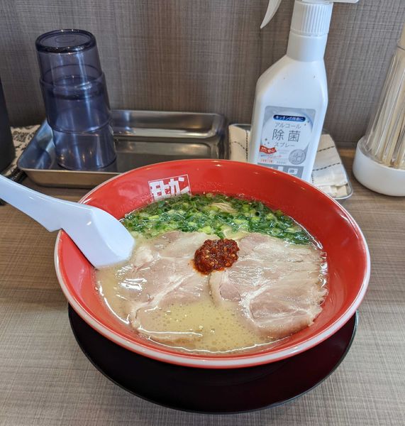 「元祖豚骨モヒカンらーめん」@モヒカンらーめん 南越谷店の写真