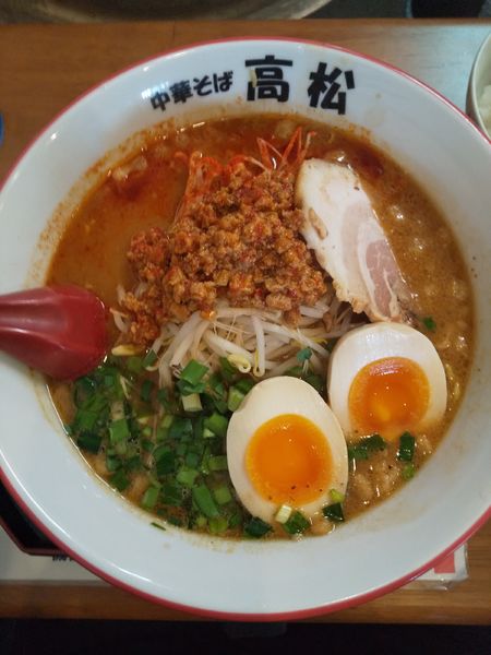 「台湾味噌ラーメン（味玉付き）」@中華そば・つけそば 高松の写真