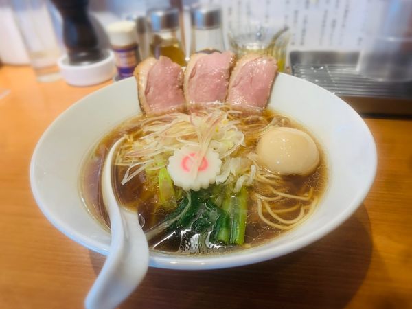 「鴨生姜醤油（￥950）＋味玉（￥100）」@麺屋 上々の写真