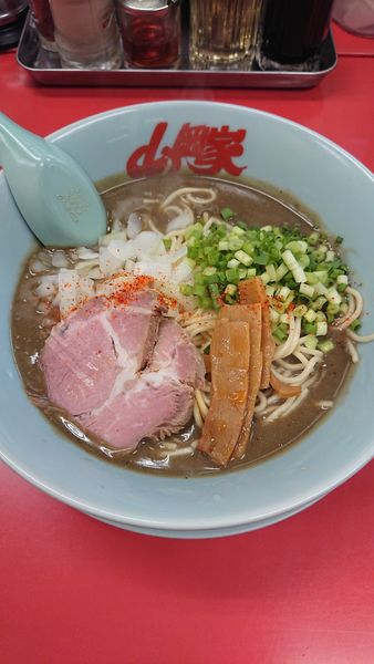 「鬼煮干しラーメン」@ラーメン山岡家 千葉鎌ヶ谷店の写真