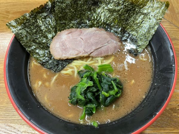 「ラーメン　麺硬め」@麺家 紫極の写真