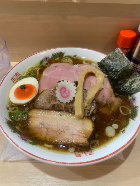 「【限定A】生姜醤油ラーメン　大盛り」@手揉み中華そば 中村の写真