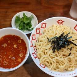 辛つけ麺大ゆず三つ葉