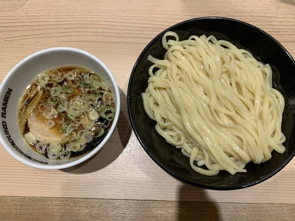 「つけ麺（ライト）大盛」@頑者 UNDERGROUND RAMEN 川越駅店の写真