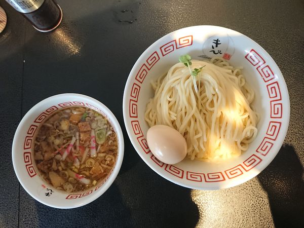 「つけそば＋味付玉子」@中華そば きび 明大前店の写真