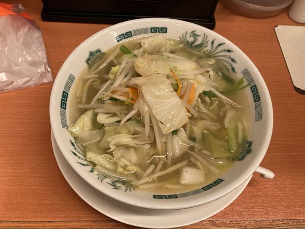 「野菜たっぷりタンメン(麺少なめ)¥520」@日高屋 草加新田西口店の写真